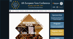 Desktop Screenshot of europeantunaconference.com